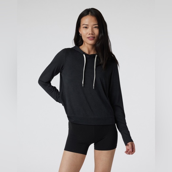 Vuori Women’s Halo Essential Hoodie‎ Black Heather VW226 Size Medium - Picture 5 of 11